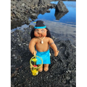 10" Art Doll Kaimana, the Fisher Boy